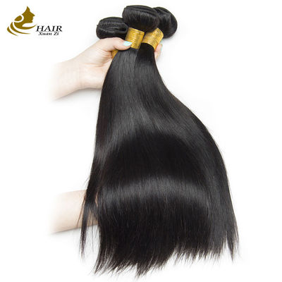 OEM 18 pollici naturale nero dritto greggio capelli umani vergini con chiusura