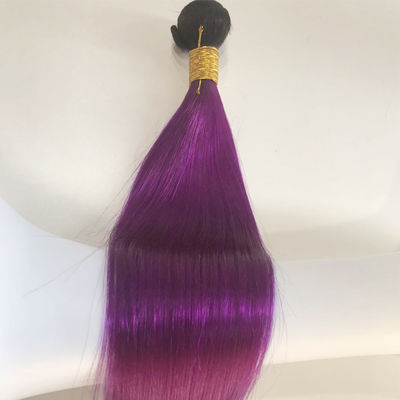 1B Ombra viola Estensioni di capelli umani Fusioni di Remy Tracciato di capelli umani