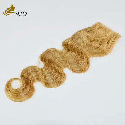 Brown Remy Ombre Estensioni di capelli umani Body Wave Bundles Con Chiusura in pizzo