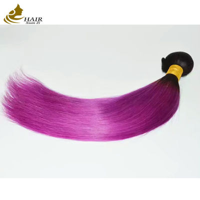 Morbido rosa Ombra Tessitura estensioni di capelli Stretti fasce
