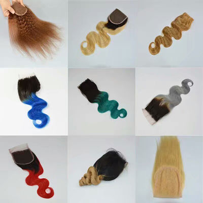 Strumenti personalizzati per i capelli umani a grossa quantità con chiusura