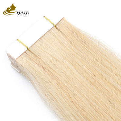 Blonde Mini Tape In Hair Estensioni per capelli indiani crudi Odm