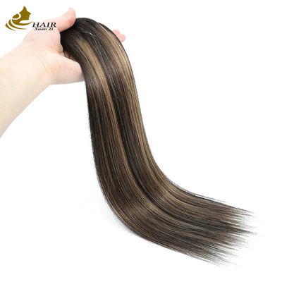 Stretta Invisibile Clip In Hair Estensioni Ponytail Umano Piano Color