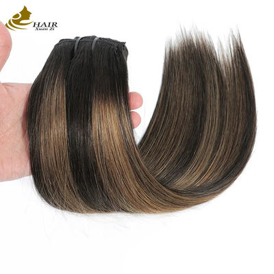 Stretta Invisibile Clip In Hair Estensioni Ponytail Umano Piano Color
