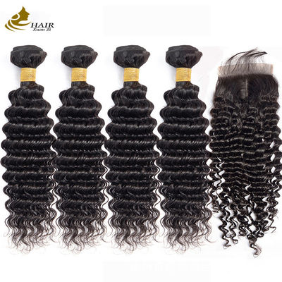 Black Kinky Virgin Capelli Umani Fusioni di Prodotti di Bellezza Capelli Tessuti
