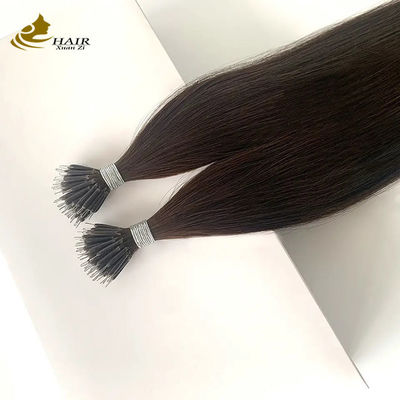 0.5g Estensioni di capelli con cheratina pre-connessa Nera Naturale Settimo Diretto