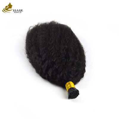 Micro Loop Piatto Prediligente Estensioni Capelli Kinky Diretto Capelli Vergini Umani