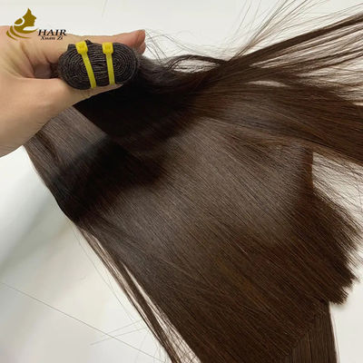 # 4 Fusioni di capelli vietnamiti Capelli umani dritti Tessuto doppio osso tirato