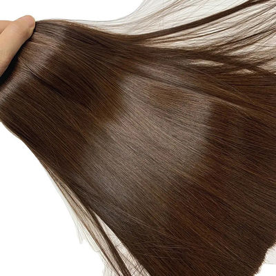 # 4 Fusioni di capelli vietnamiti Capelli umani dritti Tessuto doppio osso tirato