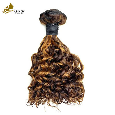 P1B 27 doppi fasci di capelli ricci 20 pollici corpo peruggia ondulata