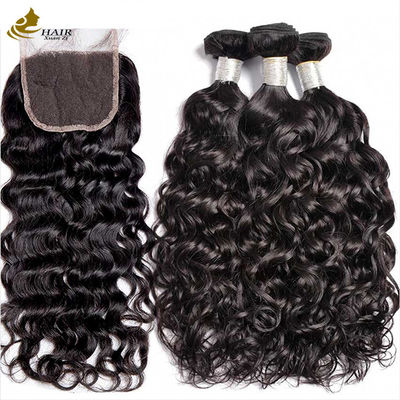OEM brasiliano non lavorato Wave Water Virgin Hair Bundles Colore nero