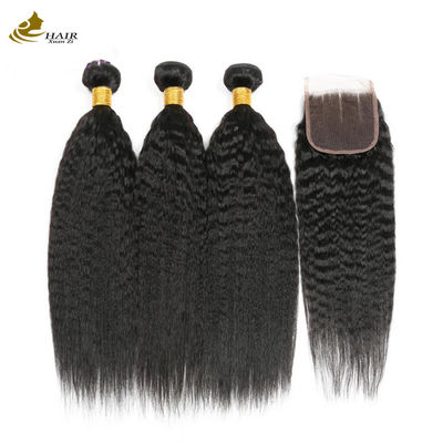 Fuso di capelli umani brasiliani con chiusura 8A/9A/10A