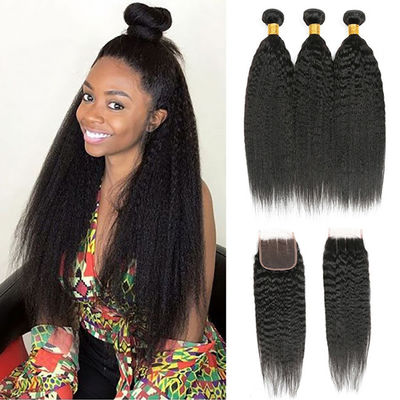 Fuso di capelli umani brasiliani con chiusura 8A/9A/10A