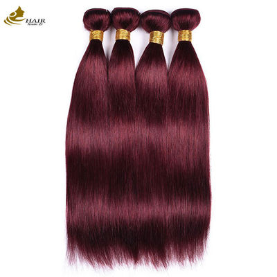 8 pollici - 30 pollici 99j parrucca di Borgogna corpo ondulato estensioni di capelli umani