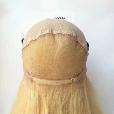 Full Front Lace 613 Capelli Umani Parrucca Retta Blonde Senza Colla