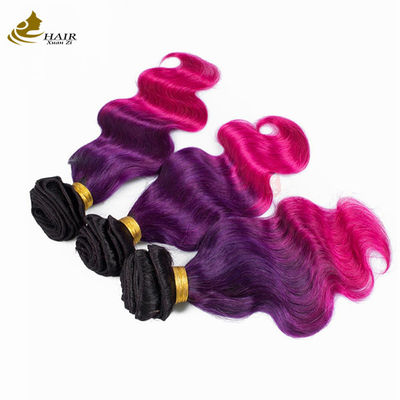 12A Estensione dei capelli umani Corpo ondulato Violeta fasci di capelli vergini