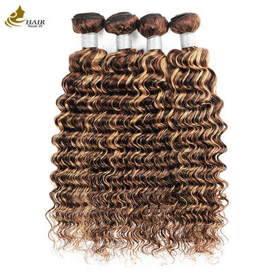 Pianoforte 4/27 Ombre Estensioni di capelli umani Deep Wave Hair Bundles