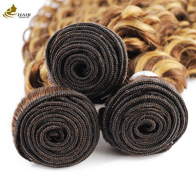 Pianoforte 4/27 Ombre Estensioni di capelli umani Deep Wave Hair Bundles