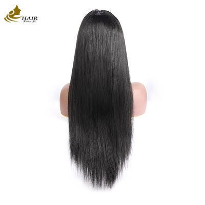 Bone Straight Non adesivo Trasparente 13X4 HD Pizzo Fronte Colori naturali 100% Perrucche per capelli umani