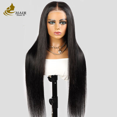 Bone Straight Non adesivo Trasparente 13X4 HD Pizzo Fronte Colori naturali 100% Perrucche per capelli umani