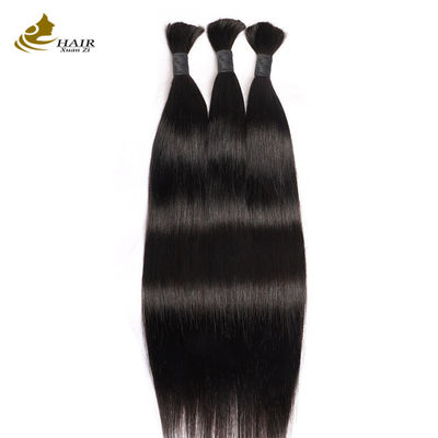 Ingrosso di capelli da treccia umana brasiliani/malesiani/indiani/peruvesi 100% vergini grezzi