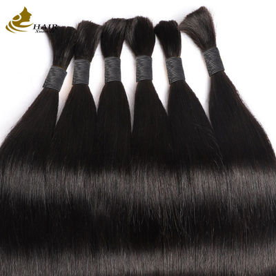 Ingrosso di capelli da treccia umana brasiliani/malesiani/indiani/peruvesi 100% vergini grezzi