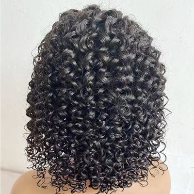 Ingrosso 13X6 13X4 HD Brazilian Curl Transparent Lace Human Front Hair Wig