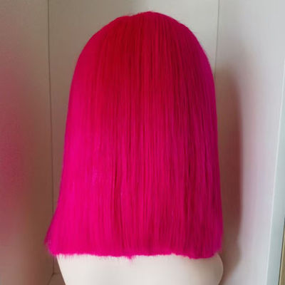 13X4 4X4 13X6 Pizzo Frontale Crudo Brasiliano Capelli Vergini Umani Parrucca Corta Parrucca Bob