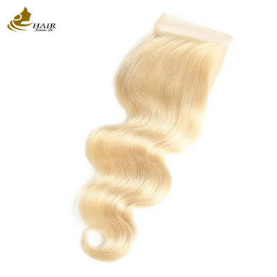 Chiusura a pizzo sottile trasparente Capelli vergini umani 4X4 2X6 5X5 Chiusura a pizzo