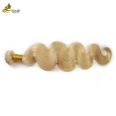 qualità 100% Capelli Vergini Brasiliani Grezzi Ombre Extension Capelli Umani 613 Biondo Bundles Tessitura fabbrica