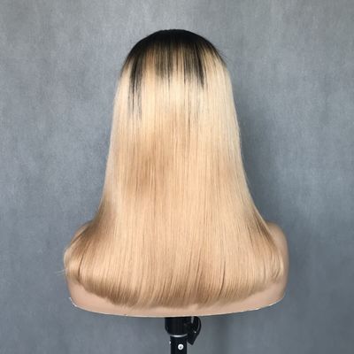 U Part Parrucca T1b/27 colore principiante amichevole dritto senza colla stile protettivo per capelli umani parrucca 150% densità