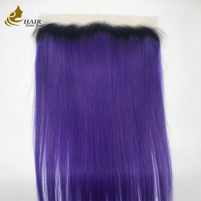 50-120g 13X6 Swiss Lace Brasiliano 100% Capelli Umani Vergini Lisci con Chiusura in Pizzo