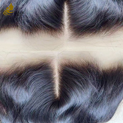 Popular Floating Buckle Natural Hairline Chiusura a pizzo per capelli umani