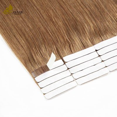 #30 Colore Capelli Lisci Vergini Tape In Extension Capelli Umani Per Donna
