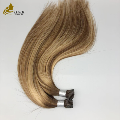 Extension capelli umani I Tip allineati con cuticola all'ingrosso