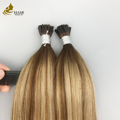 Extension capelli umani I Tip allineati con cuticola all'ingrosso