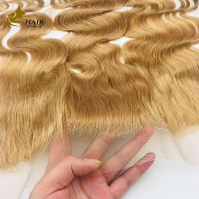 613 Colore trasparente 100% Chiusura a pizzo per capelli umani Chiusura a pizzo per capelli Remy