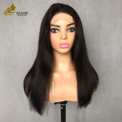 Raw Vietnamese Hair Super Double Drawn Bone Straight Lace Front Wigs