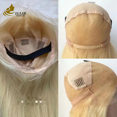 Parrucche in pizzo HD Capelli Umani Brasiliani Vergini 30 Pollici Full Lace Wig Biondo Colore 613 Full Lace Wig
